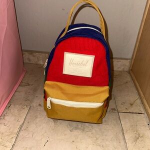 Herschel Supply Company Red and Yellow Mini Backpack